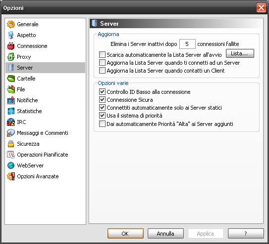 emule configurazione