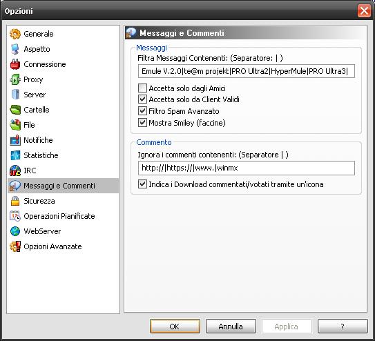 emule configurazione