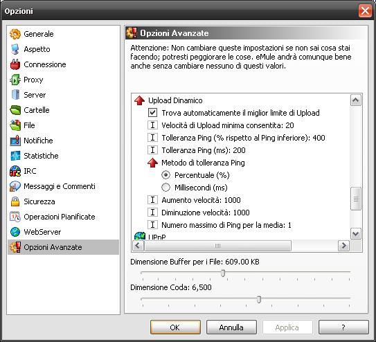 emule configurazione